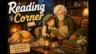 Reading Corner: Ghibli Story + Cozy Cottage Life + Slow Living Animation + Wholesome Family Story