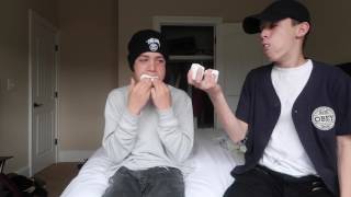 CHUBBY BUNNY CHALLENGE!! (HILARIOUS)