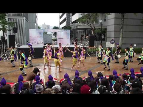 徳島文理大学2016年度 卒業生 創作エイサー キズナ