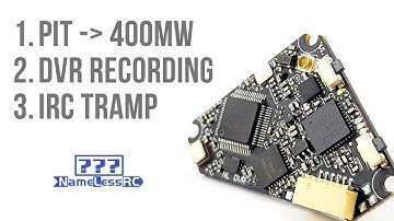 Whoop 400mw VTX With DVR //  Nameless VTX DVR