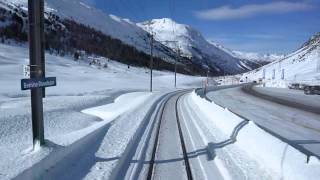 Trenes suizos / Swiss trains - Part 9 Bernina Express 2013 Chur to Tirano winter snow