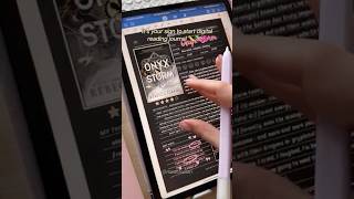 Onyx Storm Review on my iPad ✏️📚 | Dark Mode Reading Journal in GoodNotes 🖤🌙