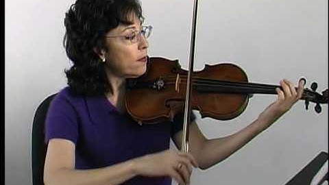Violin Lesson - Song demo - "Ode to Joy" Easy Version