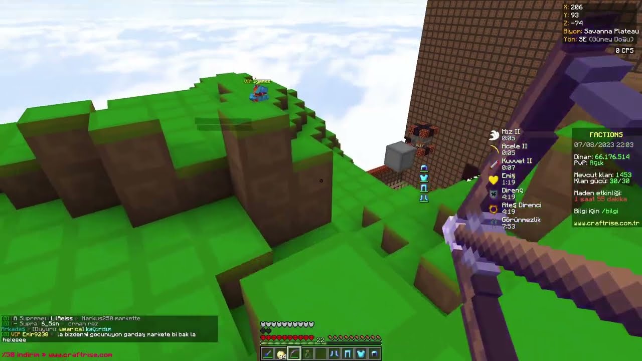 EDEP BİLMİYEN VOİD E DERS :) -craftrise #actions