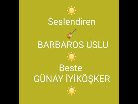 Yaşamak Güzel  bestem seslendiren 🎸 Barbaros Uslu
