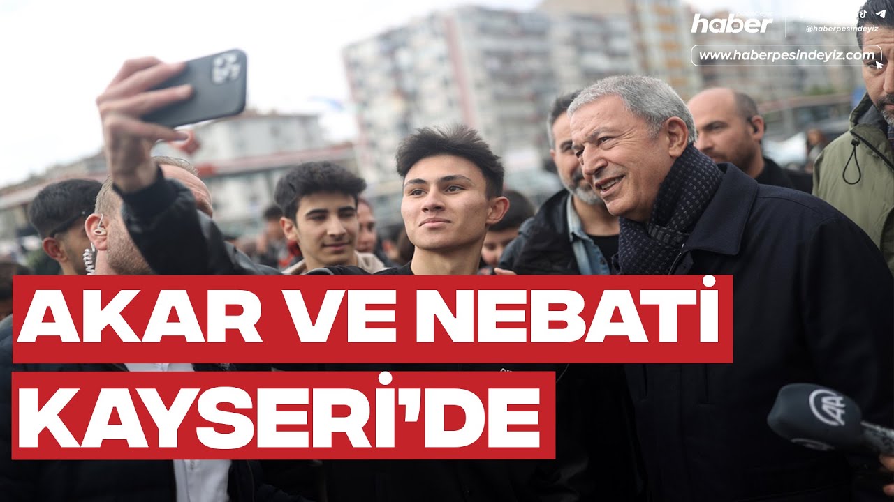 Bakanlar Akar ve Nebati, Kayseri'de gençlerle bir araya geldi - YouTube