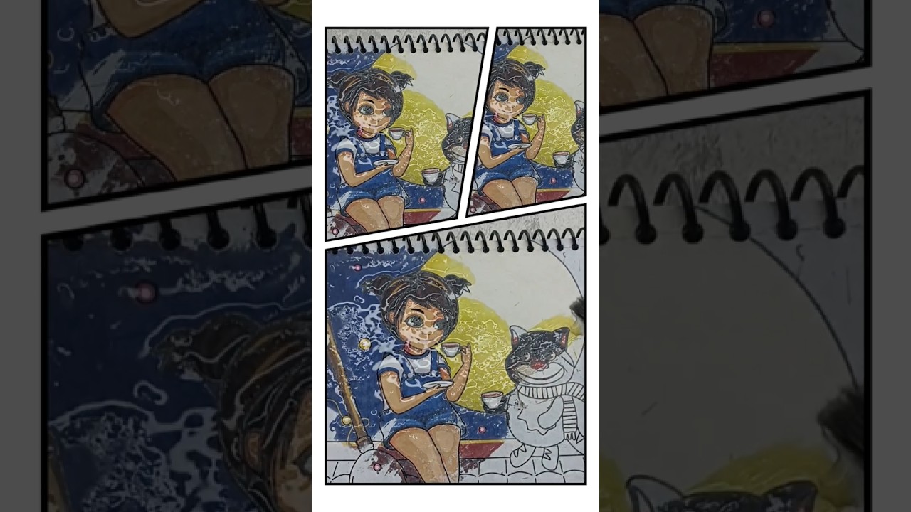 Многоразовая водяная раскраска √ 1 . 