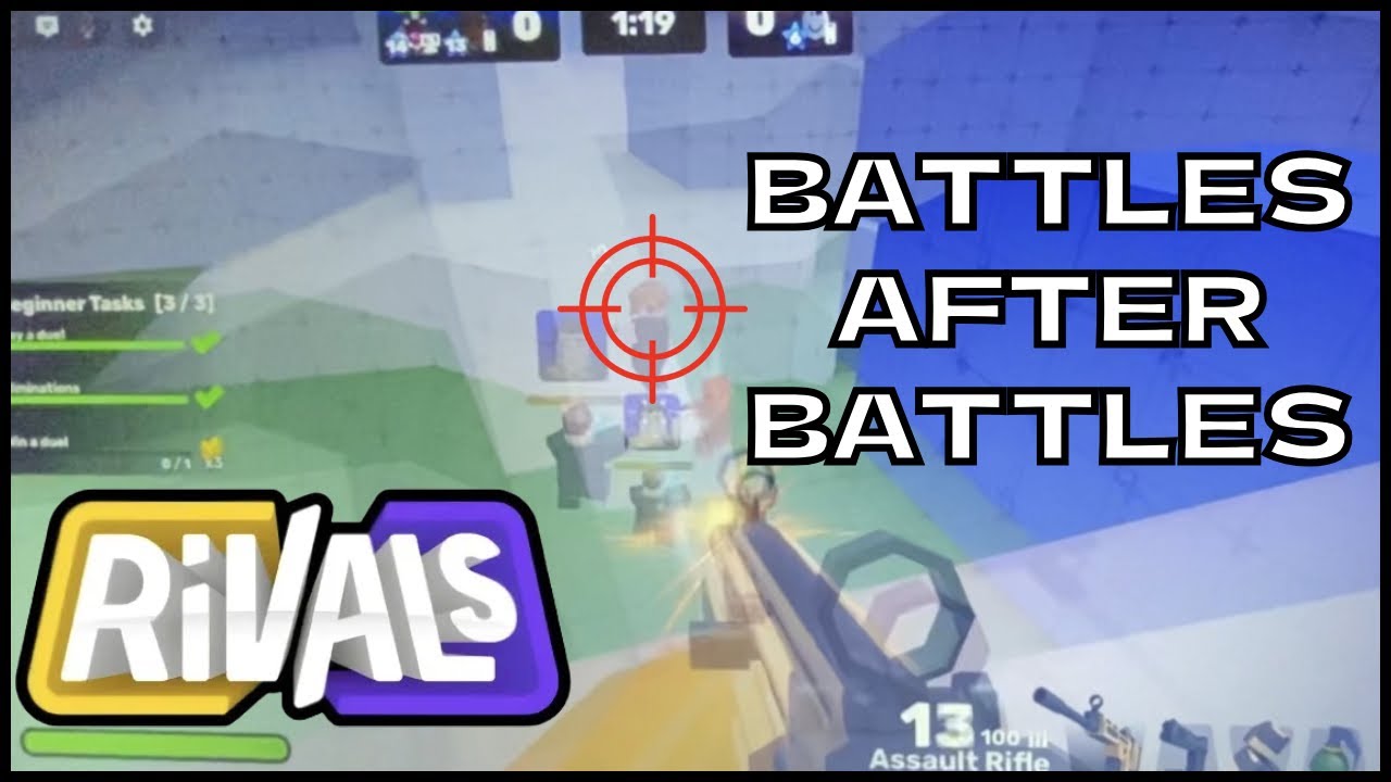 2 Rounds Of Beginners 2v2 in Roblox Rivals - YouTube