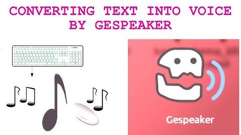 CONVERT TEXT INTO VOICE IN UBUNTU VIDEO