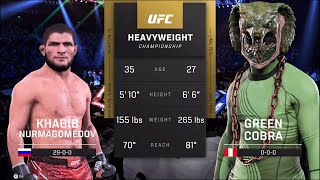 UFC 5 - Khabib vs. Green Cobra - Eagle Fights ☝️🦅
