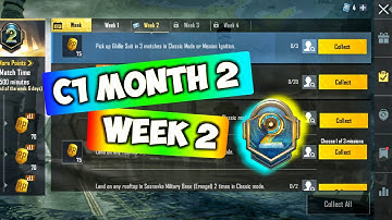 C1S1 Week 2 M2 RP Mission Explained | BGMI Mission Trick