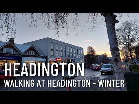 Walking at Headington on Winter - Walking at Headington on a Friday Afternoon