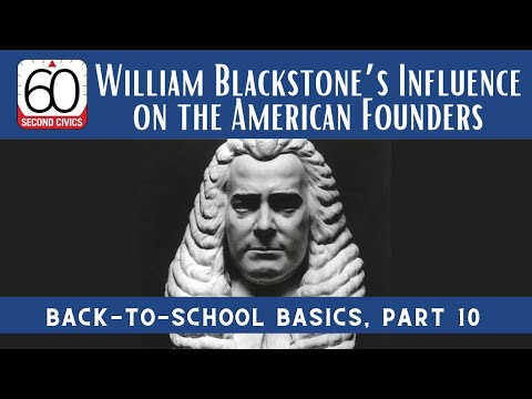 Video: Wie hat William Blackstone die Entwicklung des Common Law beeinflusst?
