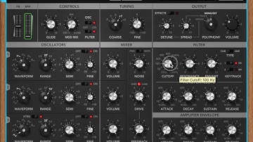 The Legend superb sounding 12 db Ladder filter