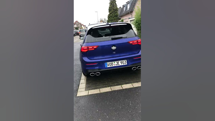 Golf 8 R, stock exhaust sound