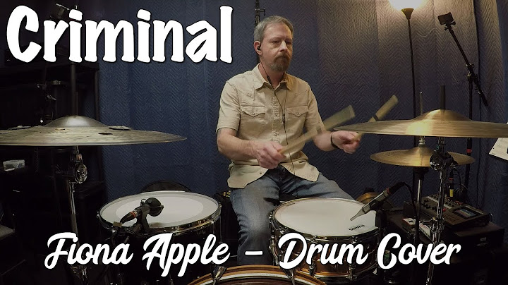 Criminal Drums version - Drums performance video thumbnail