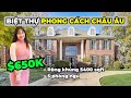 Bit th 650k phong cch chu u sang trng rng khng 5400 sqft 5 phng ng