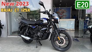 New 2023 Model Bajaj Ct 125X E20 Disc Brake Launch || On Road Price | Mileage | Feature | Review