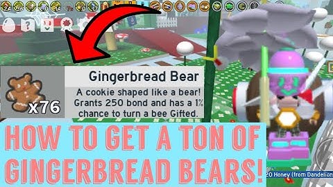 How to get gingerbread bears - Bee Swarm Simulator