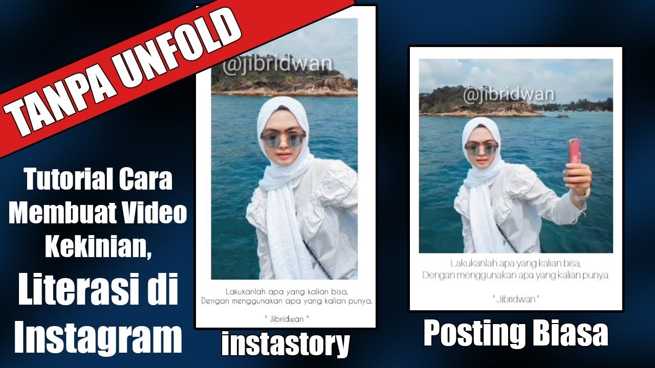 Tutorial Cara Membuat Video Literasi Bergerak Di Instagram