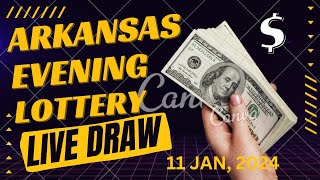 Arkansas Evening Lottery Draw Results - 11 Jan, 2024 - Cash 3 & 4 - Natural State Jackpot - Lotto