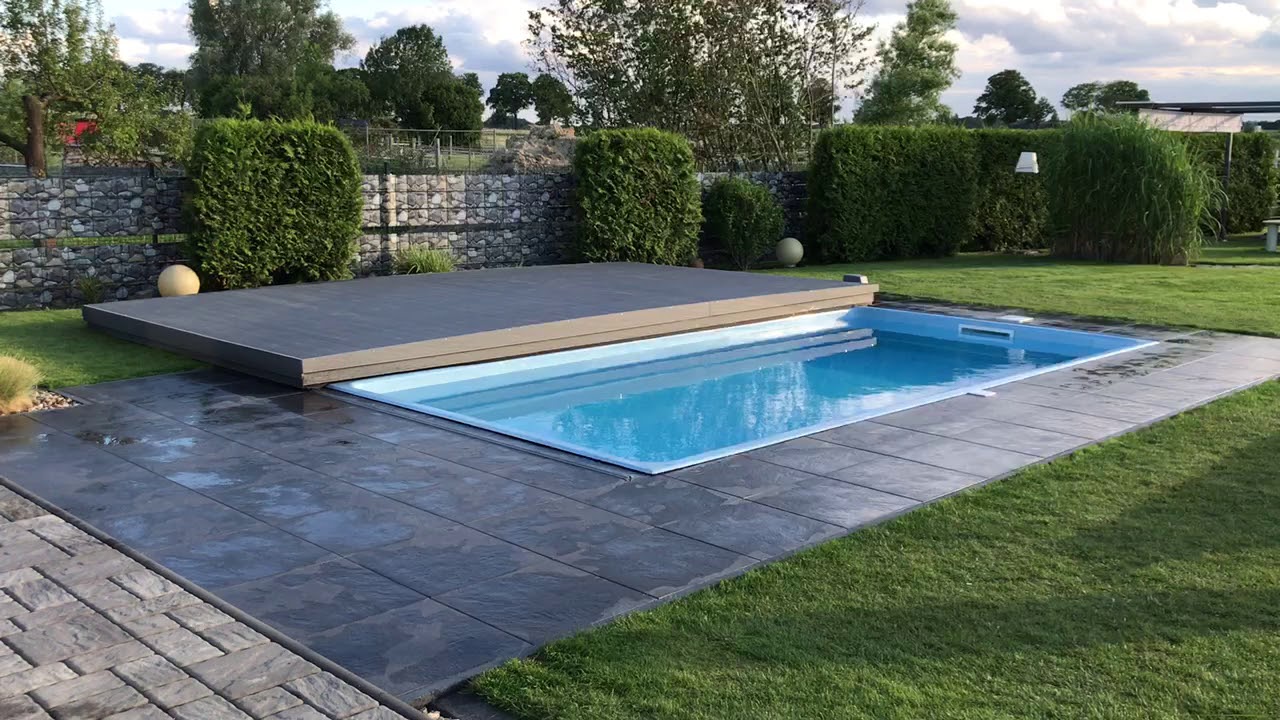 vollautomatische begehbare Poolabdeckung 6,5 x 3,5 m YouTube vollautomatische begehbare Poolabdeckung 6,5 x 3,5 m YouTube