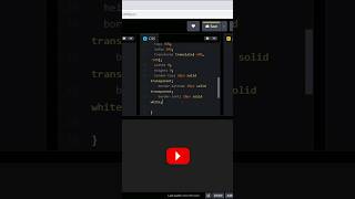 How To Create YouTube Logo Using CSS | #shorts #short #ytshorts #ytfeed #htmlcss #youtubelogo