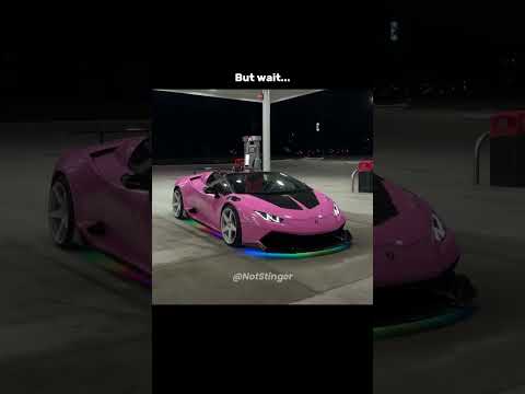 Never seen a pink Lamborghini like this before
