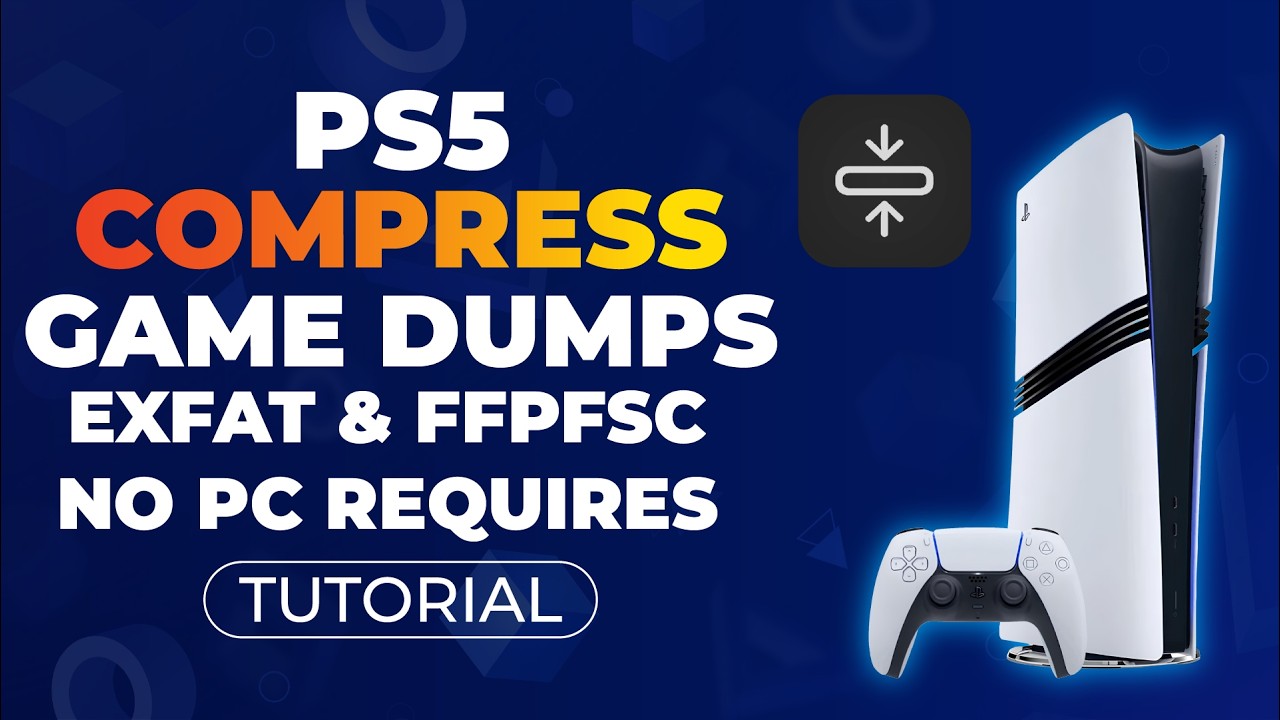 How to Compress Game Dumps to exFAT & FFPFSC (No PC Required) | PS5 ...