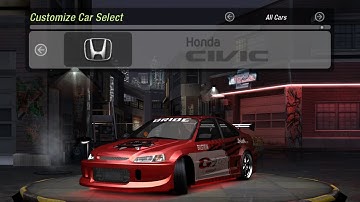 Need for Speed: Underground 2. Honda Civic customization and race.