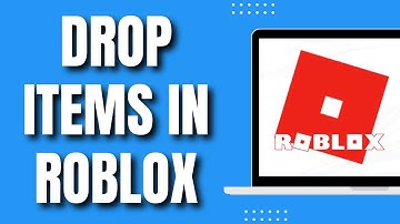 How To Drop Items In Roblox (New 2023)