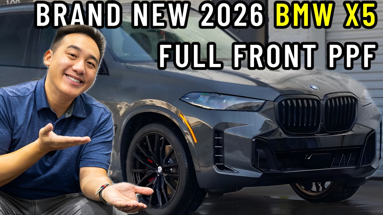Полная установка защитной пленки на переднюю часть нового BMW X5 | Результаты в реальных условиях!