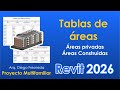 21 Revit 2026: Introducción a Tablas | Áreas Privadas y Brutas Construidas