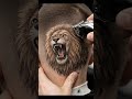 Hyper Realistic Lion Haircut Design 🦁 | Barber Art Transformation Fade #haircut #barberart #hair