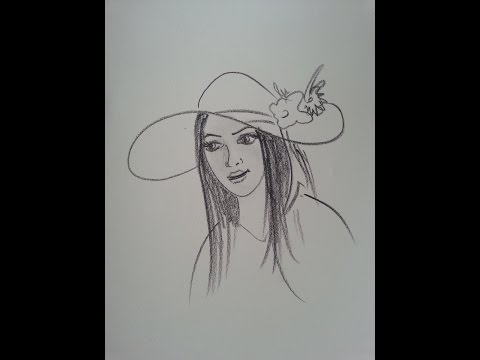 Karakalem hızlı portre çizimi/How to draw a portrait?