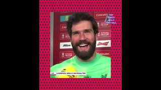 Alisson Post-match Interview FA Cup Final Liverpool vs Chelsea #FACUP #FINAL #LIVERPOOL #CHELSEA