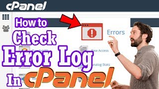 how to find error_log of my php files in cpanel [step by step] ☑️