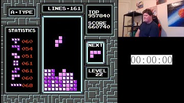 NES Tetris - 1,002,460 - My 13th max and my most clutch max yet!