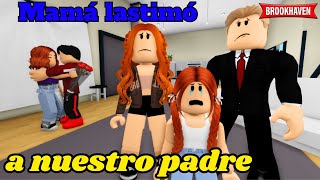 MAMÁ LASTIMÓ A NUESTRO PADRE | Roblox Brookhaven rp | Mini Pelicula - Historia de Roblox