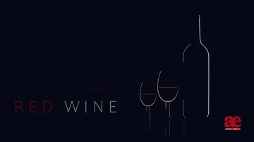 Red Wine Poster Design - Create Inkscape Vector Illustration - By Compaex