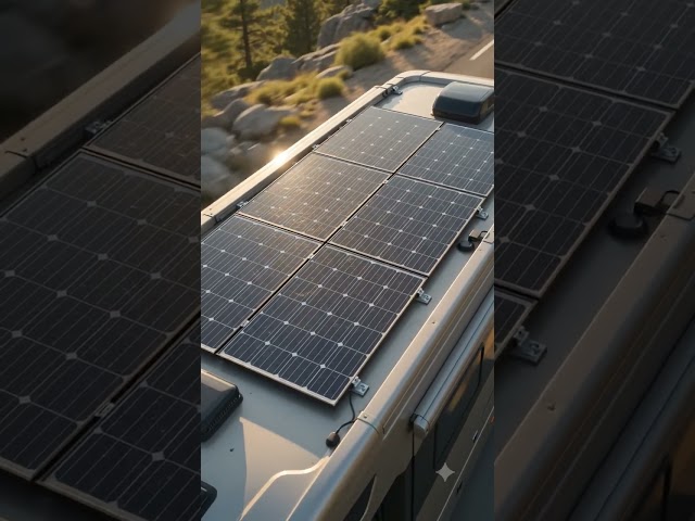 THIS MOTORHOME POWERS ITSELF WITH THE SUN!