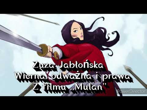Zuza Jabłońska Wierna Odważna I Prawa Nightcore Z Filmu Mulan Zuza Jabłońska Wierna Odważna I Prawa Nightcore Z Filmu Mulan