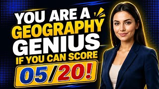 🧠 YOU ARE A GEOGRAPHY GENIUS IF YOU CAN SCORE 5 OUT OF 20 | Map & Memory Test! Brain Test! screenshot 2