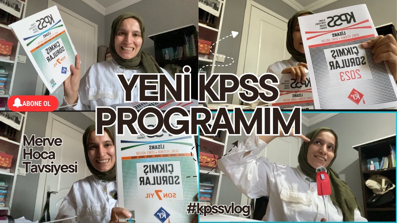 KPSS İçin Yeni Çalışma Programım | Merve Hoca Tavsiyeleri