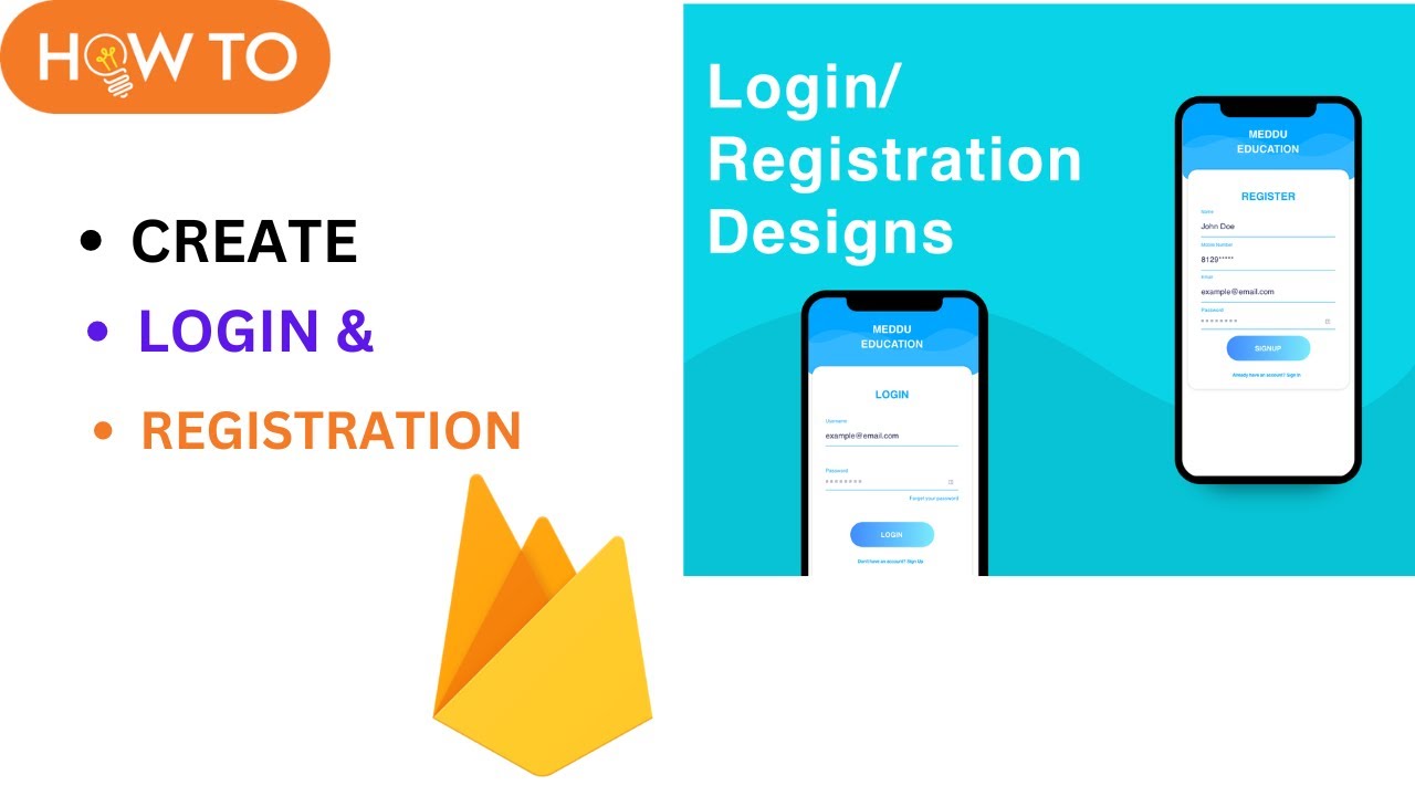 how to create login and register page in android studio || how to ...