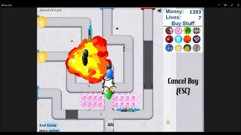 Using Every Tower Without Tower Upgrades (Track 8, Hard, Bloons Tower Defense 3 Challenge)