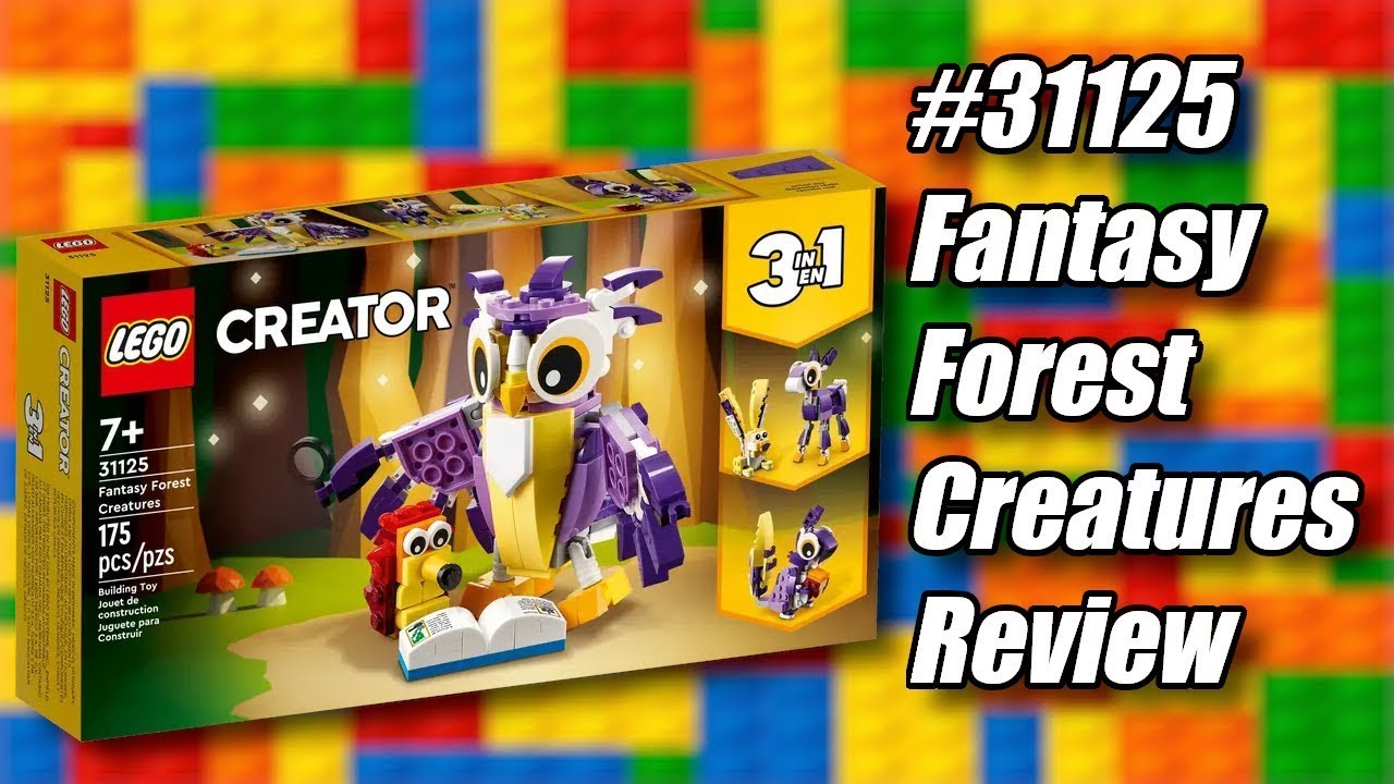 Unleash Your Imagination with LEGO 31125  Fantasy Forest Creatures! 🌳🧙 ♂️    Review