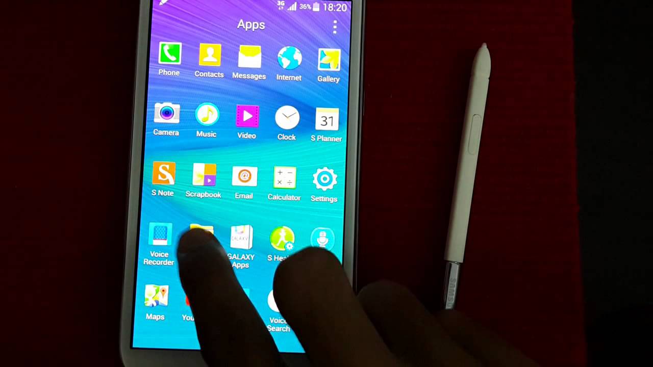 SHV-E250S Official Ported Note 4 - YouTube