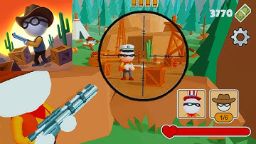 Western Sniper 🔥 - Action Game 🚨 GamePlay Walkthrough Part 1 (iOs Android ) @gaming #westernsniper 