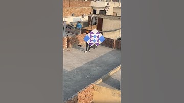 #ytshort Kite Flying 🪁 || Kite Fighting 🧵|| #viralvideo #vasantpanchmispecial